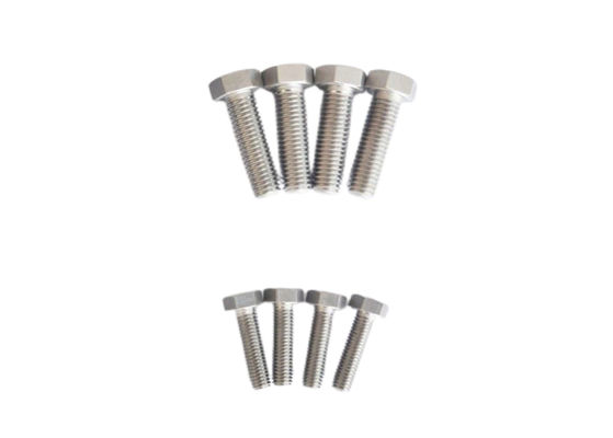 External Hex Head Pure Titanium Screws Titanium Bolts