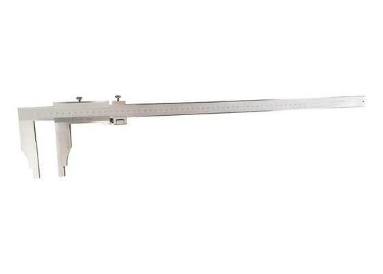 Large Range Stainless Steel 0-500mm Mono-Block Heavy Duty Vernier Caliper without Upper Jaws with Fine Adjustment
