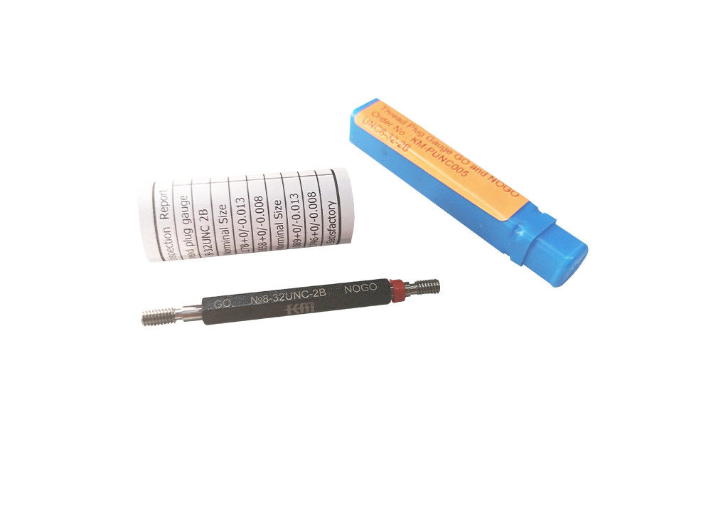 Tool Steel High Precision Inch Thread Plug Gauge DIN Standard for Accurate Unified Thread Testing