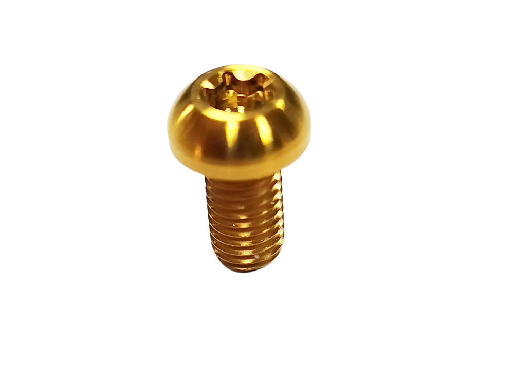 Titanium Alloy Bolt Motorcycle Brake Disc Screw With Customized Colorful Anodized