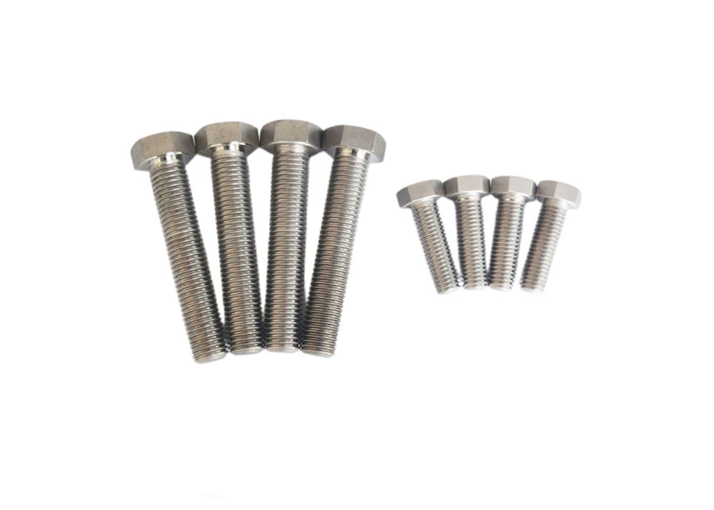 Polished Titanium Hexagon Head Screw Bolt for Heavy-Duty Industrial