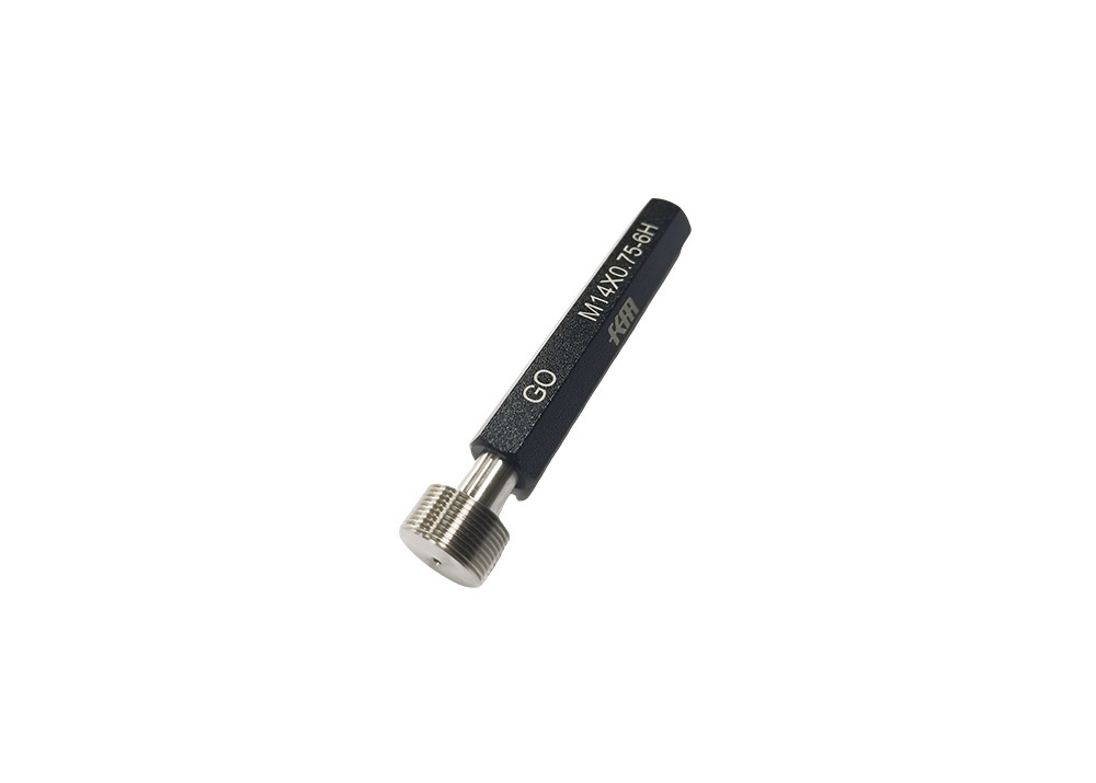 High Precision M14x0.75-6H Metric Thread Plug Gauge DIN13 Standard with GO Type