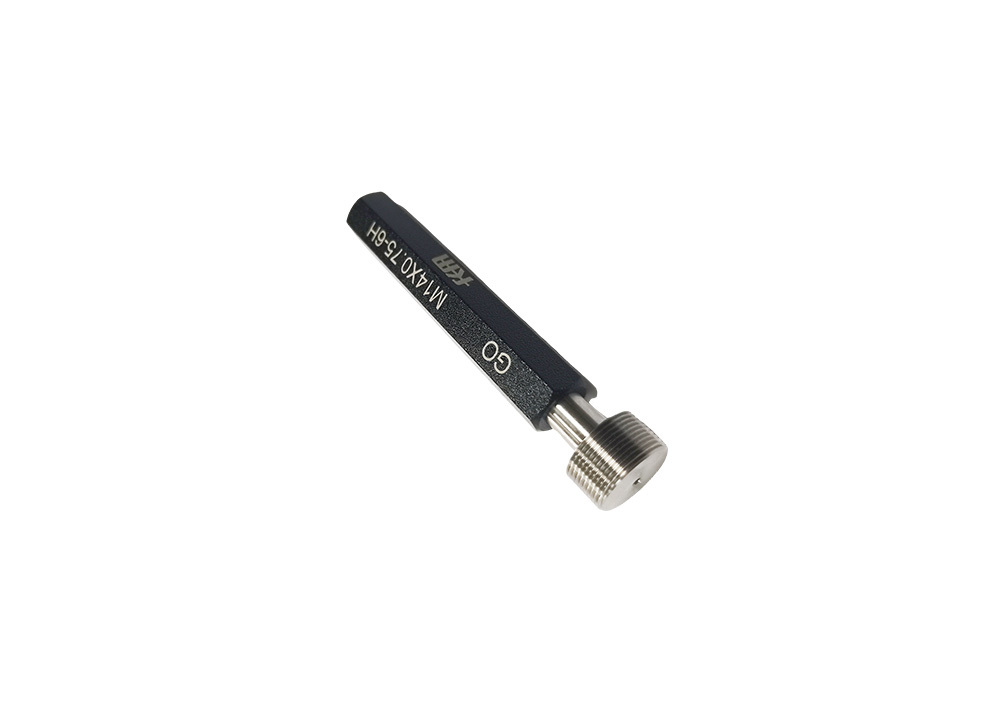 High Precision M14x0.75-6H Metric Thread Plug Gauge DIN13 Standard with GO Type