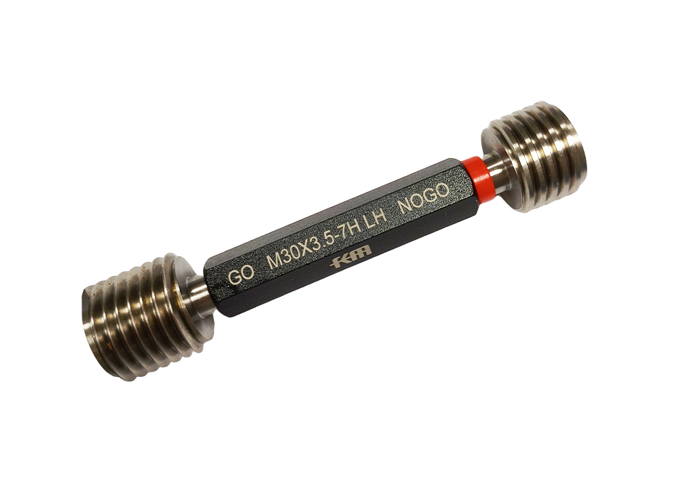 M30X3.5-7H GO and NOGO Metric Thread Plug Gauge for Electronic Processing
