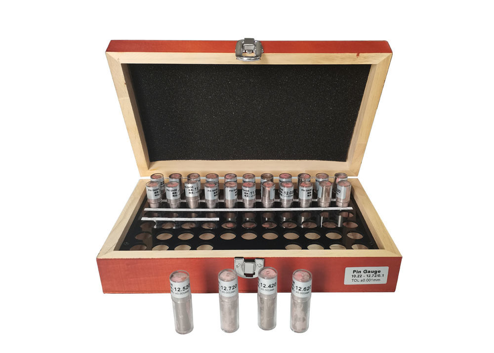 Precision Steel Pin Gauge Set for Inspection Hole Diameter and Groove Width