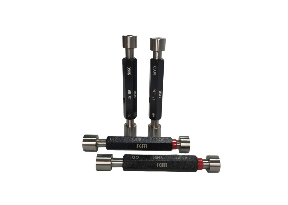 Precision Plain Plug Gauge Hardened Steel GO NOGO Set Dmensional Inspection Tool