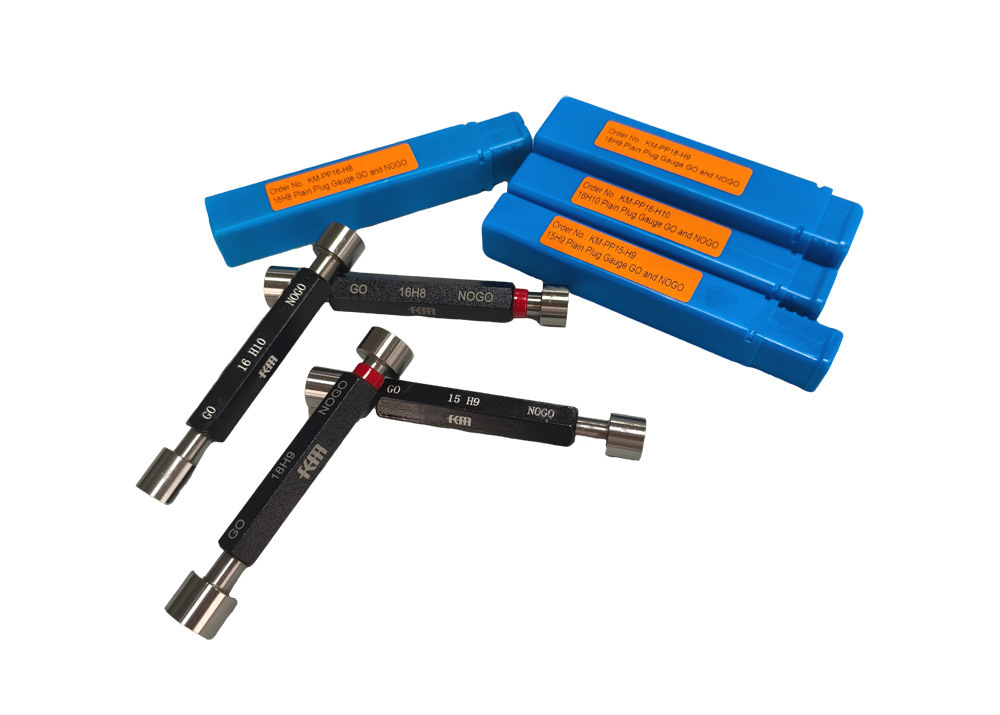Precision Plain Plug Gauge Hardened Steel GO NOGO Set Dmensional Inspection Tool
