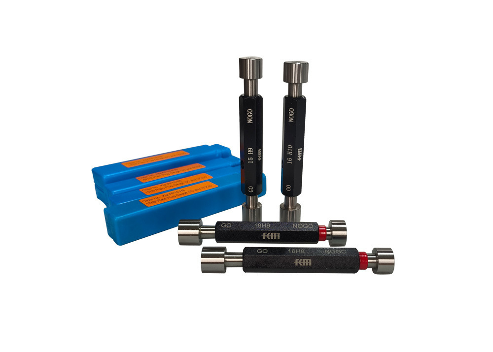 Precision Plain Plug Gauge Hardened Steel GO NOGO Set Dmensional Inspection Tool