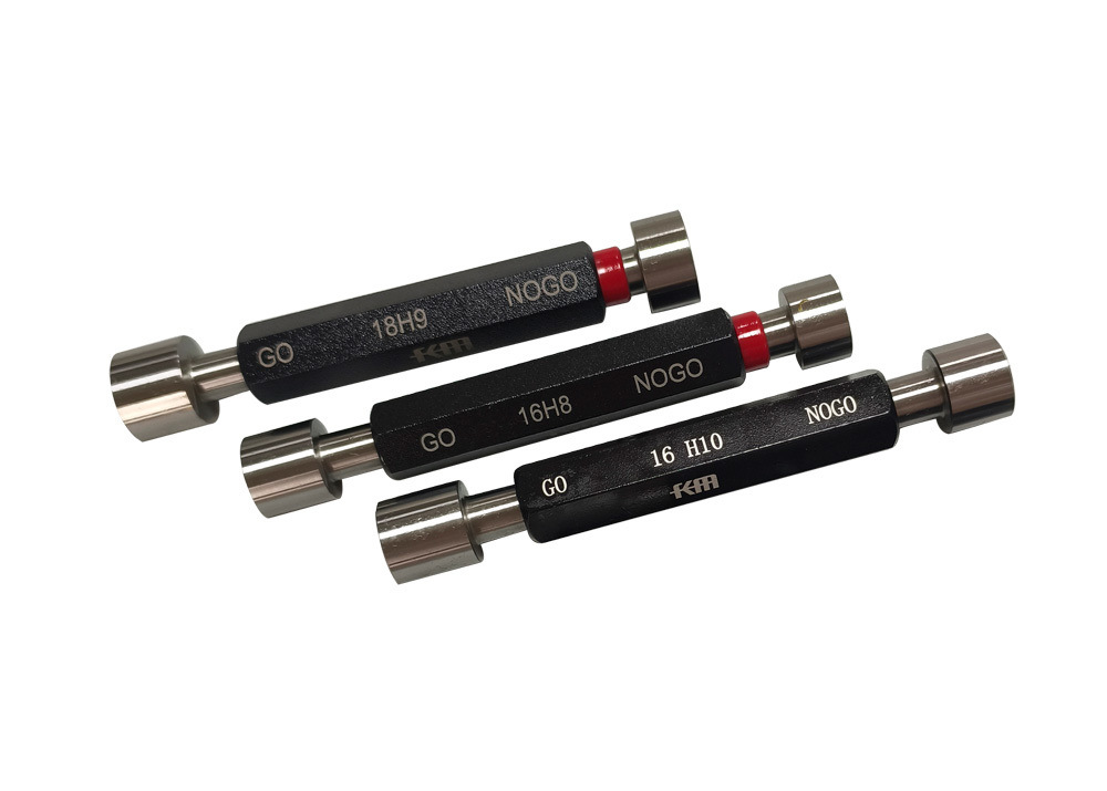 Precision Plain Plug Gauge Hardened Steel GO NOGO Set Dmensional Inspection Tool
