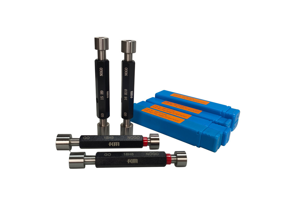 Precision Plain Plug Gauge Hardened Steel GO NOGO Set Dmensional Inspection Tool