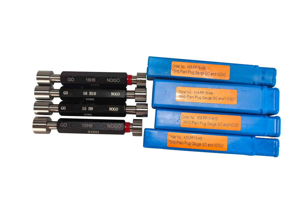 Precision Plain Plug Gauge Hardened Steel GO NOGO Set Dmensional Inspection Tool
