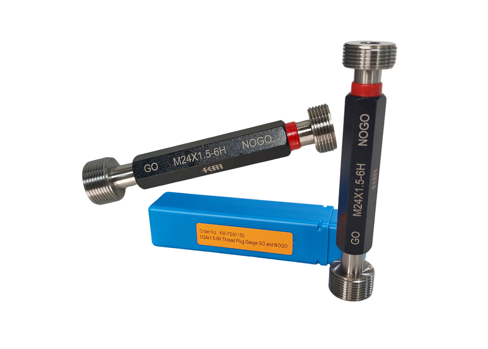 Highly Precise M24X1.5-6H Metric Thread Plug Gauge for Accurate Thread Checking