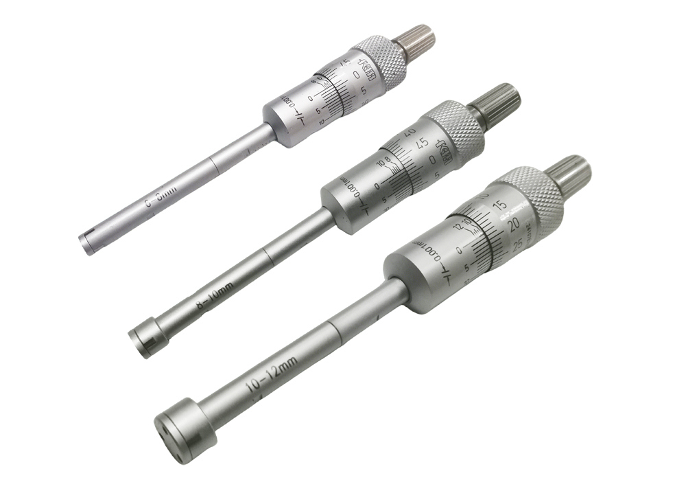 Three Point Internal Micrometer Set Includes Calibration Ring & Accessories