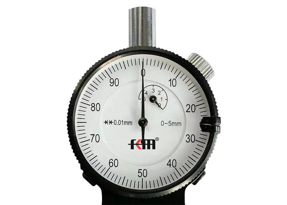 High Precision Oil Pipe Thread Measuring Tools 0-3mm Range, 0.01mm Graduation Crackle Gauge for Checking Concave Mark and Crackle of Pipe