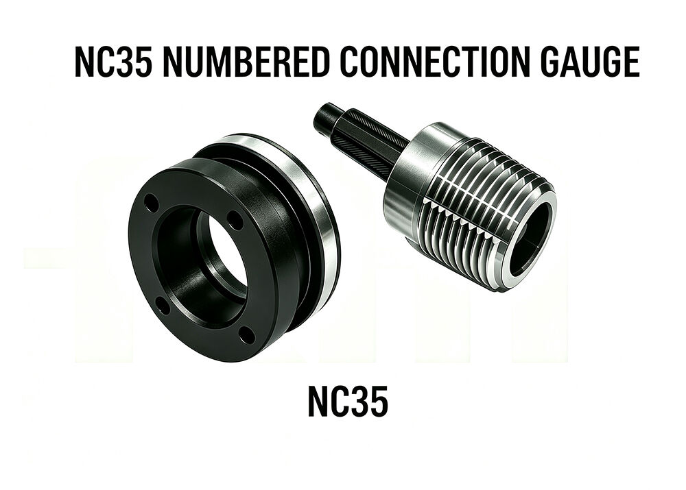 60-63HRC Hardness Precision Oil Measuring Device NC35 Numbered Connection API Spec 7-2 Thread Gauge for Field Service