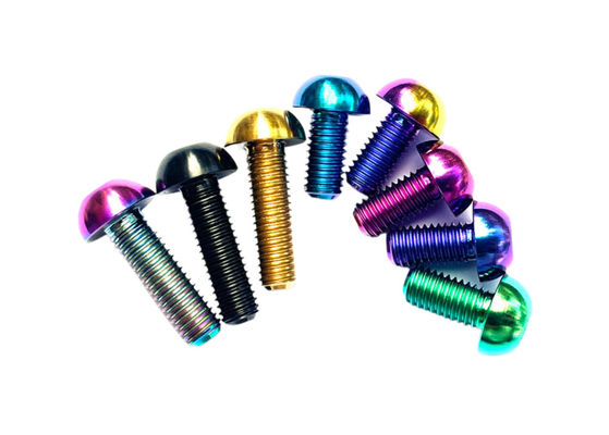Titanium Alloy Screw Motorcycle Brake Disc Screw with Customized Colorful Anodized