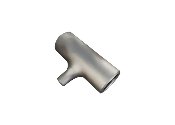ASTM B عالية الجودة 16.9 Gr2 DN40 × DN40 × 3mm أنبوب التيتانيوم المطاوئ مع المؤخرة يقلل الشعر للاستخدام الصناعي
